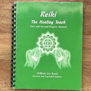 Reiki The Healing Touch Manual by William Lee Rand - Green Spiral-Bound Book